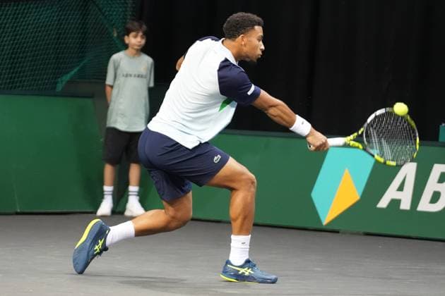 TENNIS - ABN AMRO OPEN 2025 Arthur Fils of France during the ABN AMRO Open 2025, ATP, Tennis Herren 500 Tennis 8eme finale event on 6 February 2025 in Rotterdam, Netherlands - Photo Laurent Lairys PsnewZ RotterdamNetherlands  Copyright: xLaurentxLairysx