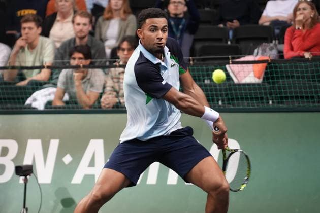 TENNIS - ABN AMRO OPEN 2025 Laurent Lairys MAXPPP - Arthur Fils of France during the ABN AMRO Open 2025, ATP, Tennis Herren 500 Tennis 8eme finale event on 6 February 2025 in Rotterdam, Netherlands - Photo Laurent Lairys MAXPPP Rotterdam Netherlands  Copyright: xMAXPPPxLaurentxLairysx LLR202502068470 LLR202502068470
