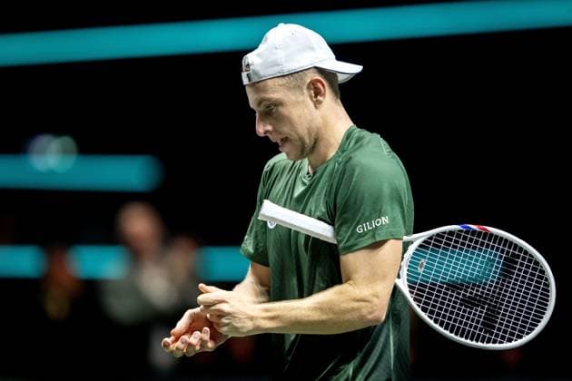 ROTTERDAM - Tallon Griekspoor (NED) after his lost match against Stefanos Tsitsipas (GRE) on the fourth day of the ABN AMRO Open tennis tournament in Ahoy. ANP SANDER KING ABN AMRO Open - Day Four 2025 xVIxANPxSportx xxANPxIVx 519275492 originalFilename: 519275492.jpg