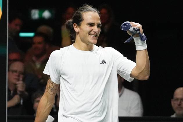 TENNIS - ABN AMRO OPEN 2025 Mattia Bellucci of Italie during the ABN AMRO Open 2025, ATP, Tennis Herren 500 Tennis 1 4 finale event on 7 February 2025 in Rotterdam, Netherlands - Photo Laurent Lairys PsnewZ RotterdamNetherlands  Copyright: xLaurentxLairysx