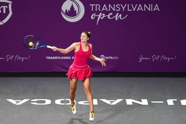 Transylvania Open 2025 - WTA, Tennis Damen 250 Tournament - Day 5 - Quarterfinals Irina-Camelia Begu competes during the quarterfinals of the Transylvania Open 2025, a WTA250 Tournament, at BT Arena in Cluj-Napoca, Romania, on February 7, 2025 Cluj-Napoca Romania  Copyright: xFlaviuxBuboix originalFilename:buboi-notitle250207_npkvh.jpg