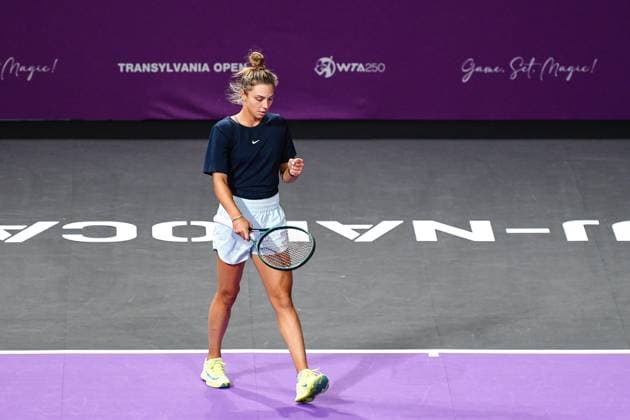 Transylvania Open 2025 - WTA, Tennis Damen 250 Tournament - Day 5 - Quarterfinals Jaqueline Cristian competes during the quarterfinals of the Transylvania Open 2025, a WTA250 tournament, at BT Arena in Cluj-Napoca, Romania, on February 7, 2025 Cluj-Napoca Romania  Copyright: xFlaviuxBuboix originalFilename:buboi-notitle250207_np3tq.jpg