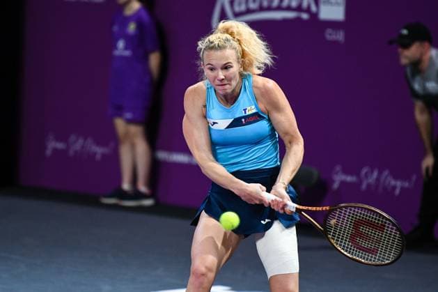 Transylvania Open 2025 - WTA, Tennis Damen 250 Tournament - Day 5 - Quarterfinals Katerina Siniakova competes during the quarterfinals of the Transylvania Open 2025, a WTA250 Tournament, at BT Arena in Cluj-Napoca, Romania, on February 7, 2025 Cluj-Napoca Romania  Copyright: xFlaviuxBuboix originalFilename:buboi-notitle250207_np9h4.jpg