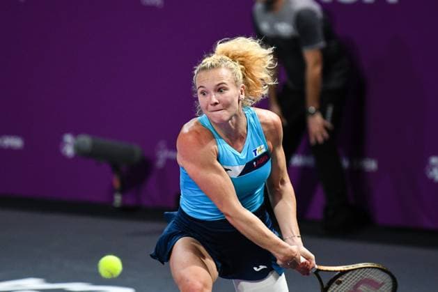 Transylvania Open 2025 - WTA, Tennis Damen 250 Tournament - Day 5 - Quarterfinals Katerina Siniakova competes during the quarterfinals of the Transylvania Open 2025, a WTA250 Tournament, at BT Arena in Cluj-Napoca, Romania, on February 7, 2025 Cluj-Napoca Romania  Copyright: xFlaviuxBuboix originalFilename:buboi-notitle250207_npYRt.jpg