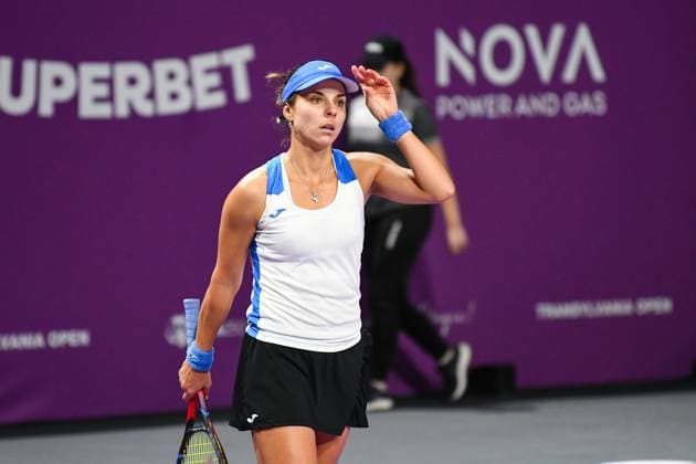 Transylvania Open 2025 - WTA, Tennis Damen 250 Tournament - Day 5 - Quarterfinals Viktoriya Tomova competes during the quarterfinals of the Transylvania Open 2025, a WTA250 Tournament, at BT Arena in Cluj-Napoca, Romania, on February 7, 2025. Cluj-Napoca Romania  Copyright: xFlaviuxBuboix originalFilename:buboi-notitle250207_npXOx.jpg
