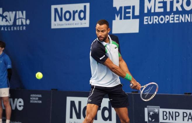 TENNIS : Play In Challenger Lille 2025 - ATP, Tennis Herren 125 Challenger Tour - 07 02 2025 Calvin HEMERY (France) au Play In Challenger Lille 2025, ATP 125 Challenger Tour, le 7 fÃ vrier 2025  Copyright: xLaurentxSANSONx xPsnewZx