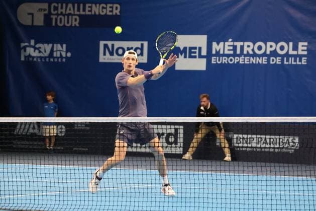 TENNIS : Play In Challenger Lille 2025 - ATP, Tennis Herren 125 Challenger Tour - 07 02 2025 Valentin ROYER (France) au Play In Challenger Lille 2025, ATP 125 Challenger Tour, le 7 fÃ vrier 2025  Copyright: xLaurentxSANSONx xPsnewZx