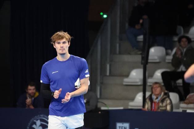 TENNIS : Play In Challenger Lille 2025 - ATP, Tennis Herren 125 Challenger Tour - 07 02 2025 Arthur BOUQUIER (France) au Play In Challenger Lille 2025, ATP 125 Challenger Tour, le 7 fÃ vrier 2025  Copyright: xLaurentxSANSONx xPsnewZx