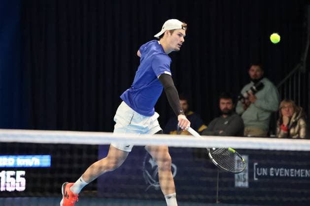 TENNIS : Play In Challenger Lille 2025 - ATP, Tennis Herren 125 Challenger Tour - 07 02 2025 Arthur BOUQUIER (France) au Play In Challenger Lille 2025, ATP 125 Challenger Tour, le 7 fÃ vrier 2025  Copyright: xLaurentxSANSONx xPsnewZx