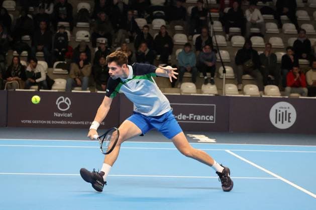 TENNIS : Play In Challenger Lille 2025 - ATP, Tennis Herren 125 Challenger Tour - 07 02 2025 Arthur GEA (France) au Play In Challenger Lille 2025, ATP 125 Challenger Tour, le 7 fÃ vrier 2025  Copyright: xLaurentxSANSONx xPsnewZx