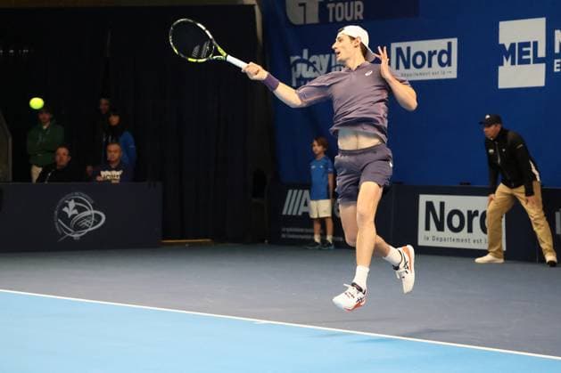 TENNIS : Play In Challenger Lille 2025 - ATP, Tennis Herren 125 Challenger Tour - 07 02 2025 Valentin ROYER (France) au Play In Challenger Lille 2025, ATP 125 Challenger Tour, le 7 fÃ vrier 2025  Copyright: xLaurentxSANSONx xPsnewZx