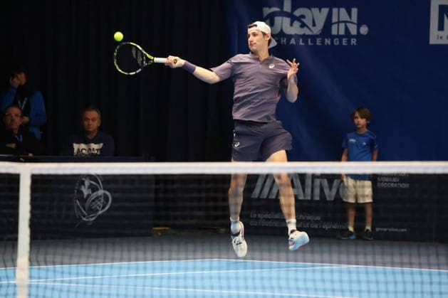 TENNIS : Play In Challenger Lille 2025 - ATP, Tennis Herren 125 Challenger Tour - 07 02 2025 Valentin ROYER (France) au Play In Challenger Lille 2025, ATP 125 Challenger Tour, le 7 fÃ vrier 2025  Copyright: xLaurentxSANSONx xPsnewZx