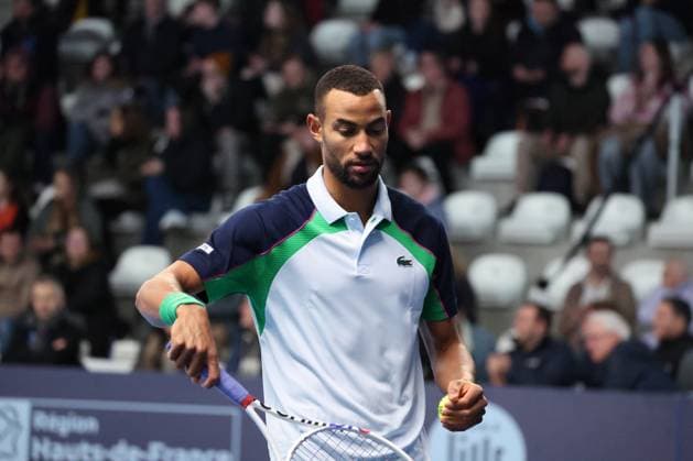 TENNIS : Play In Challenger Lille 2025 - ATP, Tennis Herren 125 Challenger Tour - 07 02 2025 Calvin HEMERY (France) au Play In Challenger Lille 2025, ATP 125 Challenger Tour, le 7 fÃ vrier 2025  Copyright: xLaurentxSANSONx xPsnewZx