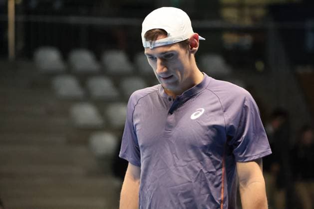 TENNIS : Play In Challenger Lille 2025 - ATP, Tennis Herren 125 Challenger Tour - 07 02 2025 Valentin ROYER (France) au Play In Challenger Lille 2025, ATP 125 Challenger Tour, le 7 fÃ vrier 2025  Copyright: xLaurentxSANSONx xPsnewZx
