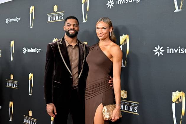 Athlete couple Anna Hall and Darius Slayton got married - Archive pictures