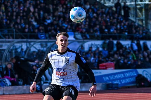 GER, 2 BL, SSV Ulm 1846 vs SC Paderborn 08 02 2025, Donaustadion, Ulm, GER, 2 BL, SSV Ulm 1846 vs SC Paderborn, in the picture Lennart Stoll SSV Ulm, 18 nordphotoxGmbHx xHafner nph00200