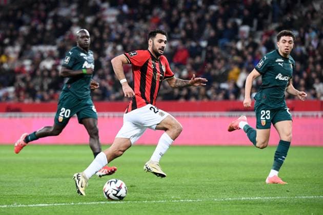 OGC Nice v RC Lens - Ligue 1 McDonald s 2024 2025 24 Gaetan LABORDE (ogcn) during the Ligue 1 McDonald s match between Nice and Lens at Allianz Riviera on February 8, 2025 in Nice, France. Nice France  Copyright: xFEPx 776279669