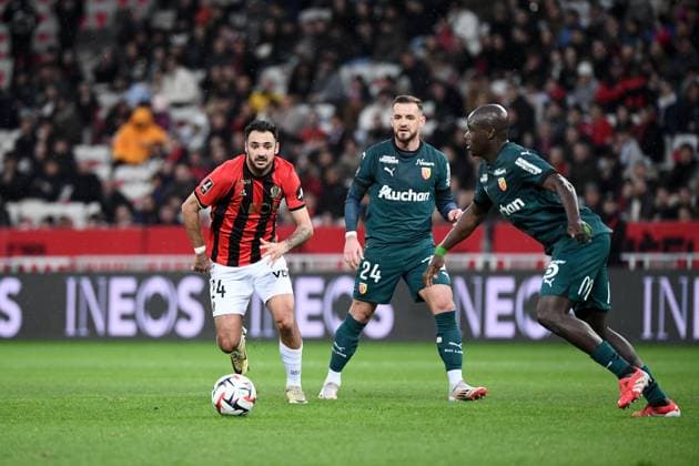 OGC Nice v RC Lens - Ligue 1 McDonald s 2024 2025 24 Gaetan LABORDE (ogcn) during the Ligue 1 McDonald s match between Nice and Lens at Allianz Riviera on February 8, 2025 in Nice, France. Nice France  Copyright: xFEPx 776279669