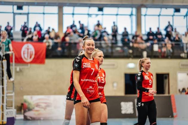Volleyball Women Season 2024 2025 2 Volleyball Bundesliga Women Pro ETV Hamburg vs VCO Dresden 08 02 2025 Leonie Körtzinger 7, ETV Hamburg Hamburg Lokstedter Steindamm 52 Hamburg Germany