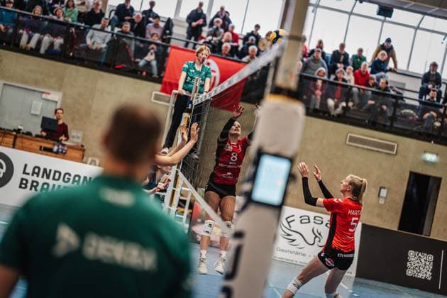 Volleyball Women Season 2024 2025 2 Volleyball Bundesliga Women Pro ETV Hamburg vs VCO Dresden 08 02 2025 Zoe Konjer 8, ETV Hamburg at the Hamburg Lokstedter Steindamm 52 Hamburg Germany