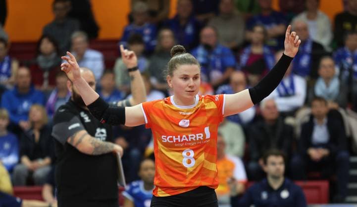 Stuttgart , Volleyball Bundesliga Women, Allianz MTV Stuttgart vs Ladies in Black Aachen , Florien Reesink Stgt