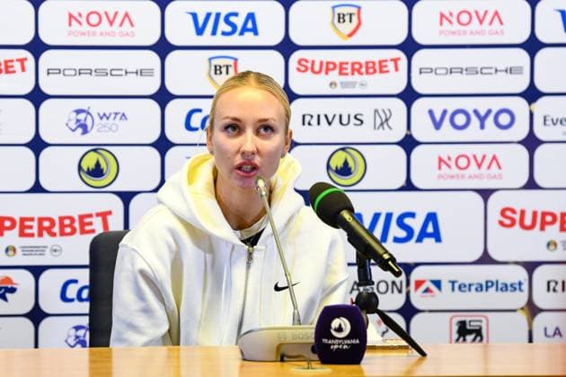 Transylvania Open 2025 - WTA, Tennis Damen 250 Tournament - Day 6 - Semi-final Anastasia Potapova participates in the semifinals of the Transylvania Open 2025, a WTA250 Tournament, at BT Arena in Cluj-Napoca, Romania, on February 8, 2025 Cluj-Napoca Romania  Copyright: xFlaviuxBuboix originalFilename:buboi-notitle250208_npuLa.jpg