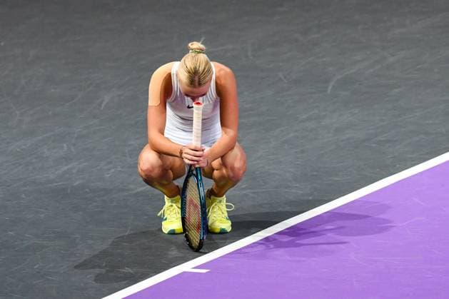 Transylvania Open 2025 - WTA, Tennis Damen 250 Tournament - Day 6 - Semi-final Anastasia Potapova competes during the semifinals of the Transylvania Open 2025, a WTA250 Tournament, at BT Arena in Cluj-Napoca, Romania, on February 8, 2025 Cluj-Napoca Romania  Copyright: xFlaviuxBuboix originalFilename:buboi-notitle250208_nptPc.jpg