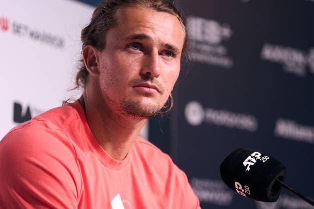 Alexander Zverev of Germany at pre-match press conference, PK, Pressekonferenz of the IEB+ Argentina Open on February 8, 2025 in Buenos Aires, Argentina. (Photo by Camilla Stolen, Imago) Buenos Aires Argentina Copyright: xCamillaxStolenx L1000183