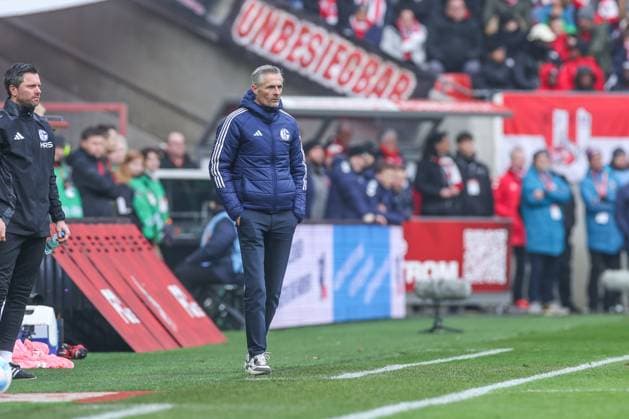 09 02 2025, Football, Season 2024 2025, 2 Bundesliga, Matchday 21, 1 FC Köln FC Schalke 04, Head coach Kees van Wonderen FC Schalke 04 Köln Rhein Energie Stadion NRW Germany xRHR PHOTO TRx Copyright: TimxRehbein RHR-FOTOx RHR-FOTO TR