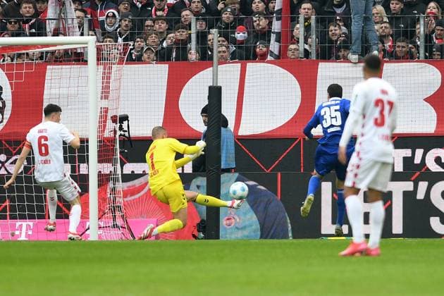 Goalkeeper Marvin Schwaebe 1 FC Koeln and Marcin Kaminski FC Schalke 04 in a duel during the 2 Bundesliga match between 1 FC Koeln and FC Schalke 04 at RheinEnergieStadion on February 09, 2025 in Cologne, Germany Photo by Ralf Treese DeFodi Images Goalkeeper Marvin Schwaebe 1 FC Koeln and Marcin Kaminski FC Schalke 04 battle for the ball during the 2 Bundesliga match between 1 FC Koeln and FC Schalke 04 at RheinEnergieStadion on February 9, 2025 in Cologne, Germany Photo by Ralf Treese DeFodi Images DFB DFL REGULATIONS PROHIBIT ANY USE OF PHOTOGRAPHS AS IMAGE SEQUENCES AND OR QUASI VIDEO Photo by Ralf Treese DeFodi Images Defodi 521 KOES0420250209 020 Defodi-521 DFB DFL REGULATIONS PROHIBIT ANY USE OF PHOTOGRAPHS AS IMAGE SEQUENCES AND OR QUASI-VIDEO.