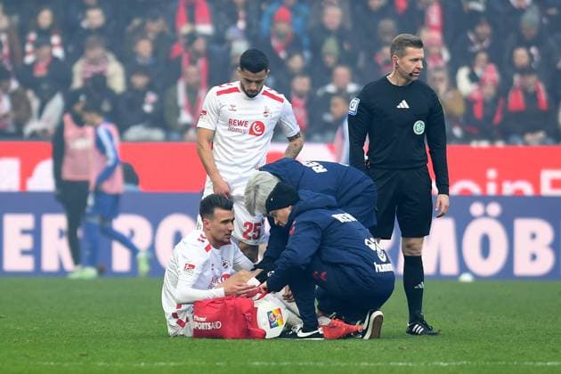 Dejan Ljubicic 1 FC Köln injured during the 2 Bundesliga match between 1 FC Köln and FC Schalke 04 at RheinEnergieStadion on February 09, 2025 in Cologne, Germany Photo by Ralf Treese DeFodi Images Dejan Ljubicic 1 FC Köln injured during the 2 Bundesliga match between 1 FC Köln and FC Schalke 04 at RheinEnergieStadion on February 9, 2025 in Cologne, Germany Photo by Ralf Treese DeFodi Images DFB DFL REGULATIONS PROHIBIT ANY USE OF PHOTOGRAPHS AS IMAGE SEQUENCES AND OR QUASI VIDEO Photo by Ralf Treese DeFodi Images Defodi 521 KOES0420250209 036 Defodi-521 DFB DFL REGULATIONS PROHIBIT ANY USE OF PHOTOGRAPHS AS IMAGE SEQUENCES AND OR QUASI-VIDEO.