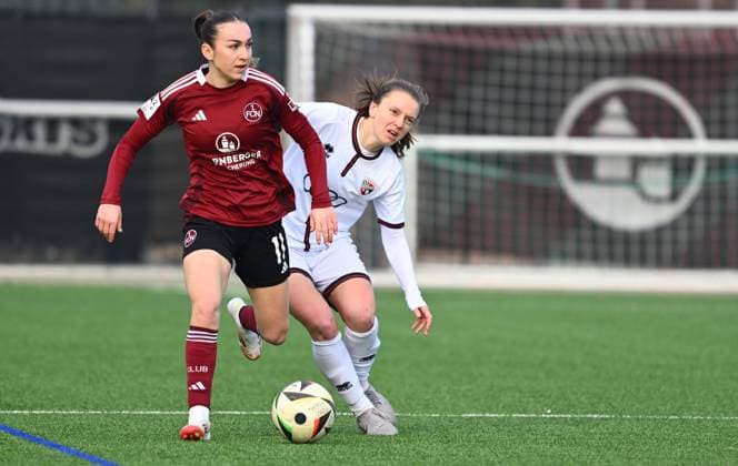 09 02 2025 Soccer Season 2024 2025 2 Women Soccer Bundesliga 14 Matchday 1 FC Nürnberg FCN Club Clubfrauen FC Ingolstadt 04 FCI Sportfoto Zink xwoxzix Lara Meroni 11, 1 FC Nürnberg FCN gg