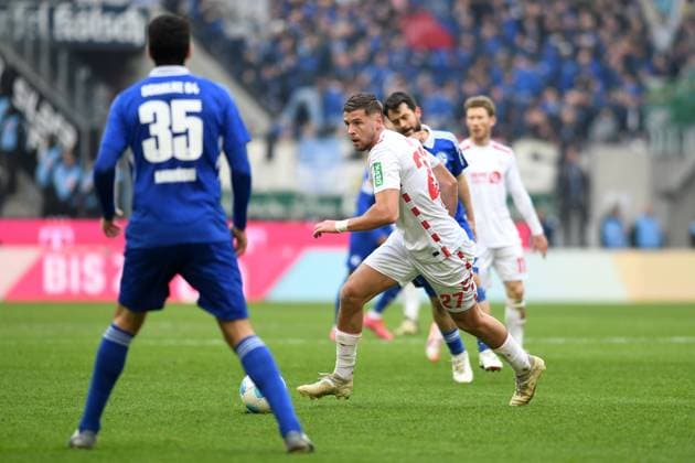Imad Rondic 1 FC Koeln in action, on the ball, single action during the 2 Bundesliga match between 1 FC Köln and FC Schalke 04 at RheinEnergieStadion on February 09, 2025 in Cologne, Germany Photo by Ralf Treese DeFodi Images Imad Rondic 1 FC Koeln controls the ball during the 2 Bundesliga match between 1 FC Köln and FC Schalke 04 at RheinEnergieStadion on February 9, 2025 in Cologne, Germany Photo by Ralf Treese DeFodi Images DFB DFL REGULATIONS PROHIBIT ANY USE OF PHOTOGRAPHS AS IMAGE SEQUENCES AND OR QUASI VIDEO Photo by Ralf Treese DeFodi Images Defodi 521 KOES0420250209 048 Defodi-521 DFB DFL REGULATIONS PROHIBIT ANY USE OF PHOTOGRAPHS AS IMAGE SEQUENCES AND OR QUASI-VIDEO.