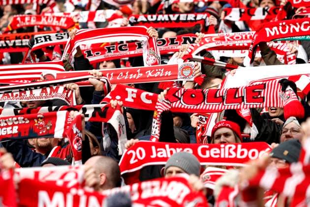 FANS Team 1 FC Koeln DFL 2 Bundesliga Season 2024 2025 Match 1 FC Koeln FC Schalke 04 1 0 on 09 02 2025 in Koeln Copyright: xLacixPerenyix