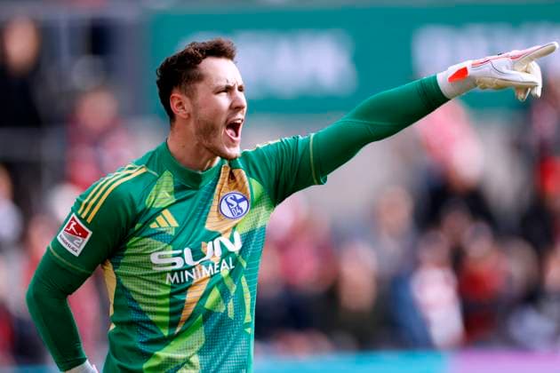 HEEKEREN Justin Goalkeeper Team FC Schalke 04 DFL 2 Bundesliga Season 2024 2025 Match 1 FC Koeln FC Schalke 04 1 0 on 09 02 2025 in Koeln Copyright: xLacixPerenyix