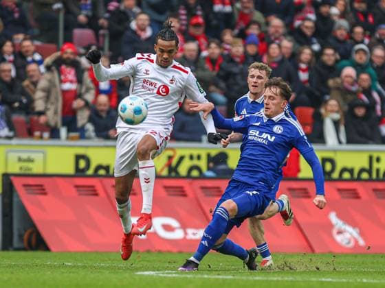 Damion Downs FC Köln FC Koeln, 42 x1 , GER, FC Köln Koeln vs FC Schalke 04, Football, 2 Bundesliga, Matchday 21, Season 2024 2025, 09 02 2025, DFL DFB REGULATIONS PROHIBIT ANY USE OF PHOTOGRAPHS AS IMAGE SEQUENCES AND OR QUASI VIDEO, GER, FC Köln Koeln vs FC Schalke 04, Football, 2 Bundesliga, Matchday 21, Season 2024 2025, 09 02 2025 Köln Koeln Copyright: xGabrielxBoiax EP_EER
