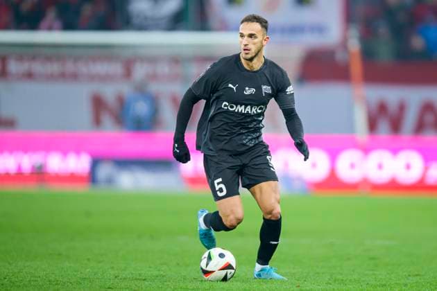 09.02.2025 LODZ , STADION MIEJSKI WIDZEW LODZ, PILKA NOZNA (FOOTBALL) PKO BP EKSTRAKLASA LIGA SEZON 2024 2025 MECZ WIDZEW LODZ - CRACOVIA KRAKOW NZ. VIRGIL GHITA FOTO RADOSLAW JOZWIAK CYFRASPORT NEWSPIX.PL --- Newspix.pl  RA1_8480