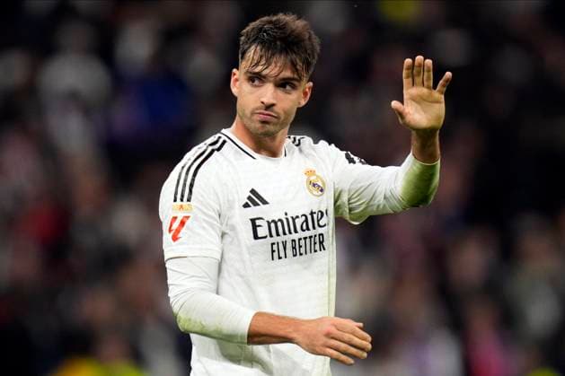 ESP: Real Madrid v Atletico de Madrid. La Liga EA Sports. Date 23 Raul Asencio of Real Madrid CF during the La Liga EA Sports match between Real Madrid and AtlÃ tico de Madrid played at Santiago Bernabeu Stadium on 8 February, 2025 in Madrid, Spain. Contributor Copyright: xPressinphotox PS_250208_207