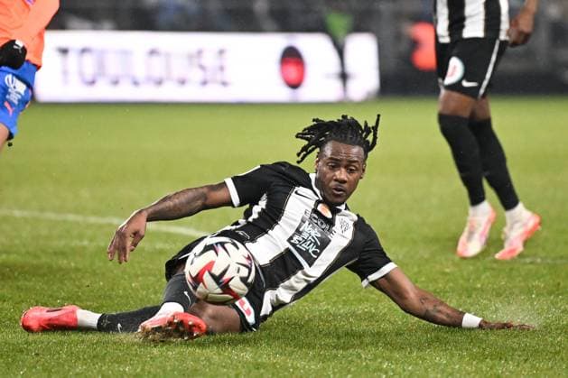 Angers SCO v Olympique de Marseille - Ligue 1 McDonald s 2024 2025 27 Lilian RAOLISOA (sco) during the Ligue 1 McDonald s match between Angers and Marseille at Stade Raymond Kopa on February 9, 2025 in Angers, France. Angers France  Copyright: xFEPx 776279730