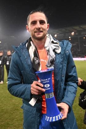 Angers SCO v Olympique de Marseille - Ligue 1 McDonald s 2024 2025 25 Adrien RABIOT (om) during the Ligue 1 McDonald s match between Angers and Marseille at Stade Raymond Kopa on February 9, 2025 in Angers, France. Angers France  Copyright: xFEPx 776279730