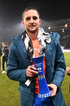 Angers SCO v Olympique de Marseille - Ligue 1 McDonald s 2024 2025 25 Adrien RABIOT (om) during the Ligue 1 McDonald s match between Angers and Marseille at Stade Raymond Kopa on February 9, 2025 in Angers, France. Angers France  Copyright: xFEPx 776279730