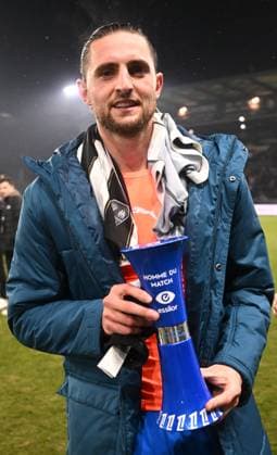 Angers SCO v Olympique de Marseille - Ligue 1 McDonald s 2024 2025 25 Adrien RABIOT (om) during the Ligue 1 McDonald s match between Angers and Marseille at Stade Raymond Kopa on February 9, 2025 in Angers, France. Angers France  Copyright: xFEPx 776279730