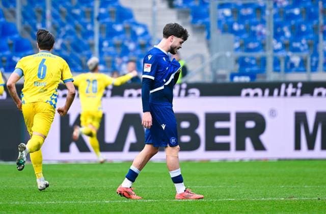 Lilian Egloff Karlsruher SC looks dejected after the second goal conceded by Eintracht Braunschweig during the 2 Bundesliga match between Karlsruher SC and Eintracht Braunschweig at BBBank Wildpark on February 09, 2025 in Karlsruhe, Germany, Germany Photo by Silas Schueller De Fodi Images Lilian Egloff Karlsruher SC looks dejected after the second goal by Eintracht Braunschweig during the 2 Bundesliga match between Karlsruher SC and Eintracht Braunschweig at BBBank Wildpark on February 9, 2025 in Karlsruhe, Germany Photo by Silas Schueller De Fodi Images DFB DFL REGULATIONS PROHIBIT ANY USE OF PHOTOGRAPHS AS IMAGE SEQUENCES AND OR QUASI VIDEO Photo by Silas Schueller DeFodi Images Defodi 738 738 KSCBRA 20250209 228 Defodi-738 DFB DFL REGULATIONS PROHIBIT ANY USE OF PHOTOGRAPHS AS IMAGE SEQUENCES AND OR QUASI-VIDEO.