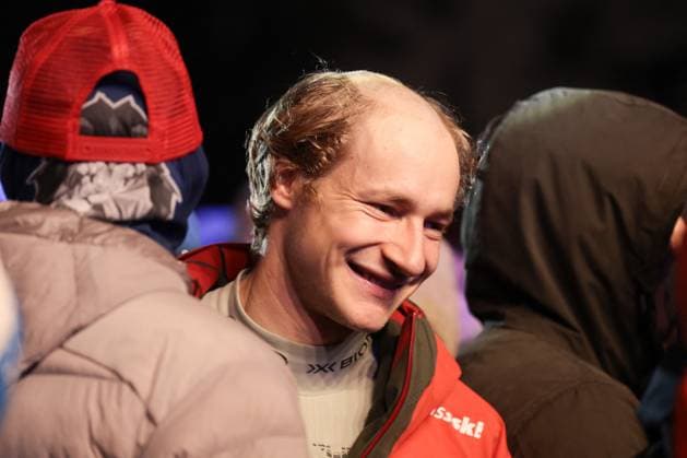 INVERNALI - Sci Alpino - FIS Alpine World Ski Championships - Men s Downhill FIS Alpine World Ski Championships Saalbach 2025 Men s Downhill - Medal Ceremony ODERMATT Marco (SUI) - during celebrations Sunday 09 02 25 Saalbach Austria  Copyright: xIPAxSport ABACAx