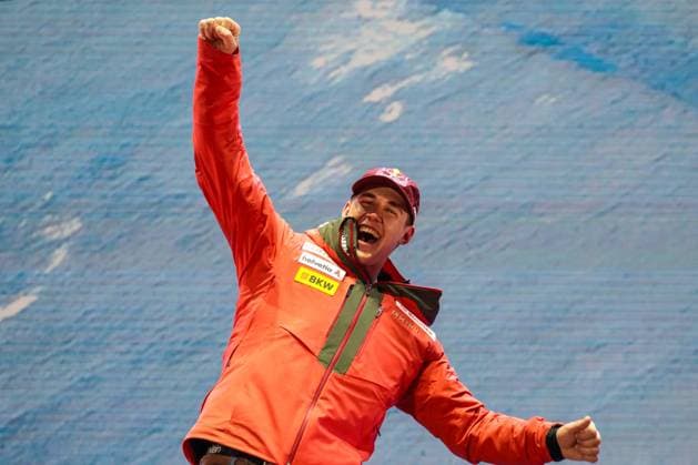 INVERNALI - Sci Alpino - FIS Alpine World Ski Championships - Men s Downhill FIS Alpine World Ski Championships Saalbach 2025 Men s Downhill - Medal Ceremony Gold Medal:von ALLMEN Franjo (SUI) Sunday 09 02 25 Saalbach Austria  Copyright: xIPAxSport ABACAx