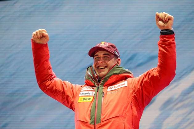 INVERNALI - Sci Alpino - FIS Alpine World Ski Championships - Men s Downhill FIS Alpine World Ski Championships Saalbach 2025 Men s Downhill - Medal Ceremony Gold Medal:von ALLMEN Franjo (SUI) Sunday 09 02 25 Saalbach Austria  Copyright: xIPAxSport ABACAx