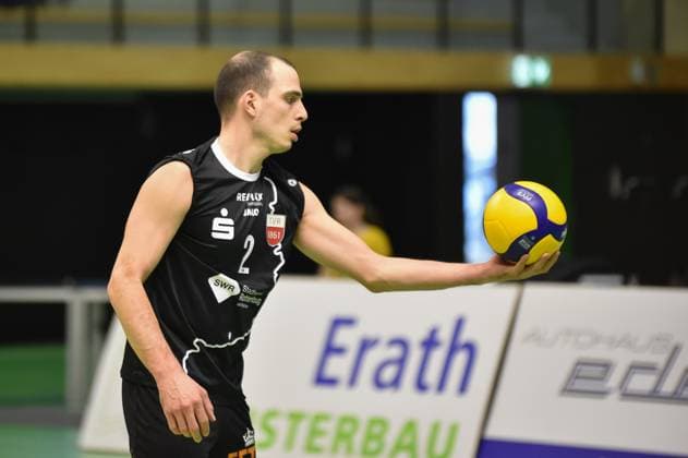 Moritz Rauber TV Rottenburg, 02 TV Rottenburg vs Volley YoungStars Friedrichshafen, Volleyball, 2 Bundesliga Sued, 18 Matchday, Season 2024 2025, 09 02 2025, TV Rottenburg vs Volley YoungStars Friedrichshafen, Volleyball, 2 Bundesliga Sued, 18 Matchday, Season 2024 2025, 09 02 2025 Rottenburg Copyright: xEibner-Pressefoto RalphxKunzex EP_RKE