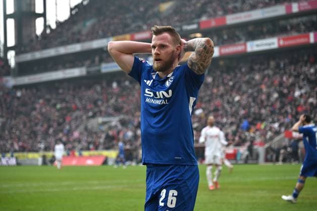 Tomas Kalas FC Schalke 04 09 02 2025, Football 2 Bundesliga, Matchday 21, Season 2024 2025 1 FC Köln FC Schalke 04 1 0 Koeln Rhein Energie Stadion Nordrhein Westfalen Germany Team2
