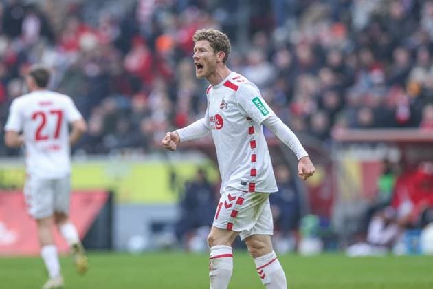 09 02 2025, Football, Season 2024 2025, 2 Bundesliga, 21 Matchday, 1 FC Köln FC Schalke 04, Florian Kainz 1 FC Köln Köln Rhein Energie Stadion NRW Germany xRHR PHOTO TRx Copyright: TimxRehbein RHR-FOTOx RHR-FOTO TR