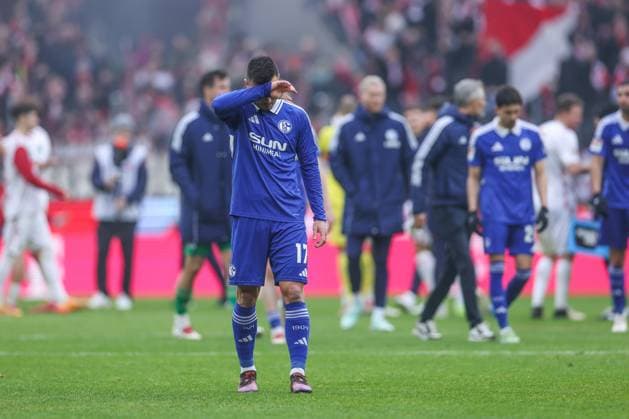 09 02 2025, Football, Season 2024 2025, 2 Bundesliga, 21 Matchday, 1 FC Köln FC Schalke 04, Adrian Gantenbein FC Schalke 04 Köln Rhein Energie Stadion NRW Germany xRHR PHOTO TRx Copyright: TimxRehbein RHR-FOTOx RHR-FOTO TR